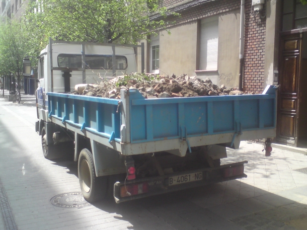 Retirada de escombro en León