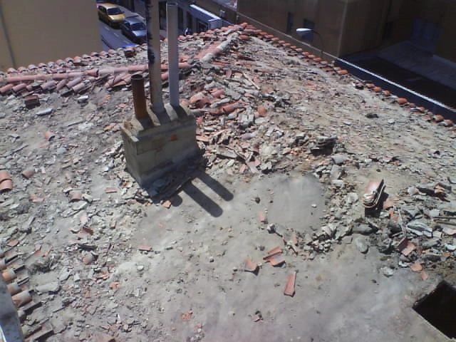 Reforma de tejados de hormigón en Santa Marinica